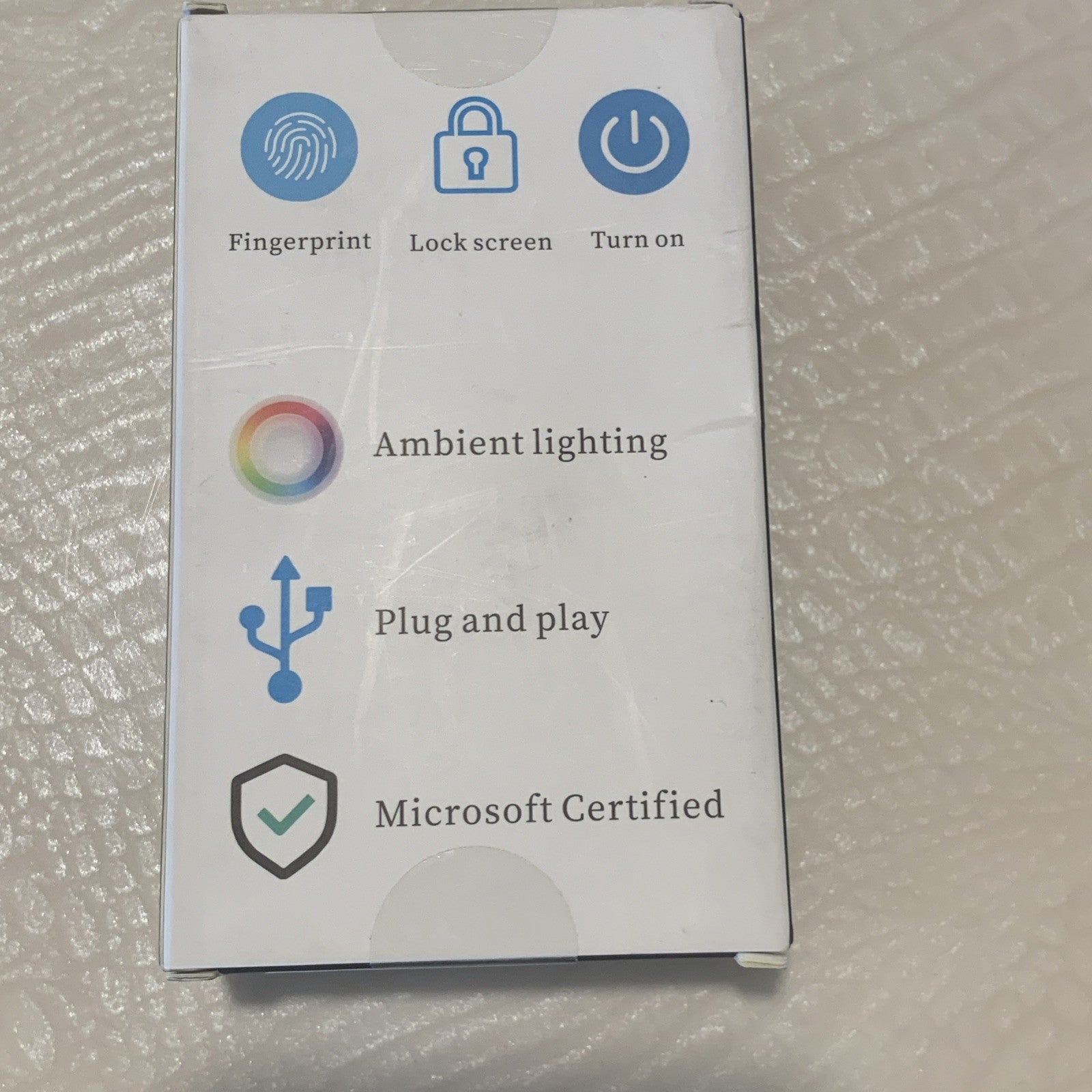 USB Fingerprint Biometric Login Device-Windows 10/11，Password-Free，Office/home2