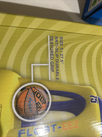 Swimming pool basketball hoop sat by hoop shark orange/blue NIB5
