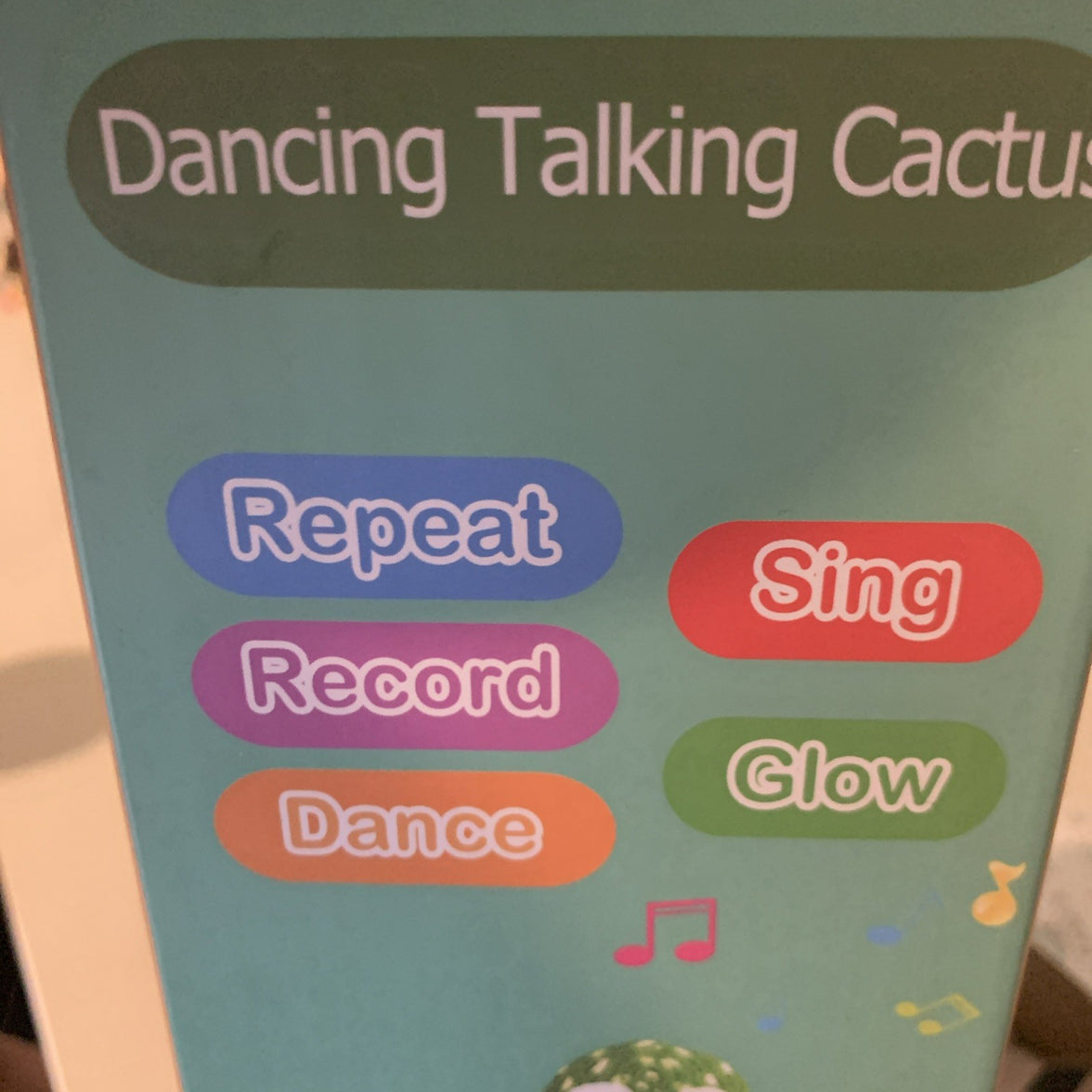 TikTok Viral Dancing Talking Cactus Toy Repeat Record Sing Plush Toy Kids New5