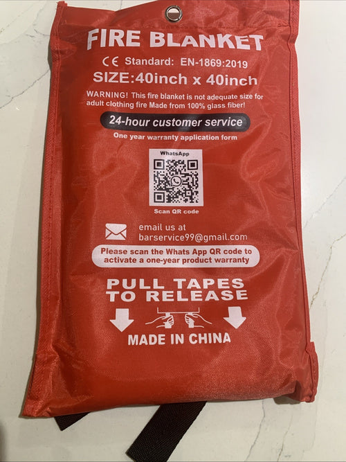 40x40 Fire Blanket - Five Man Brand