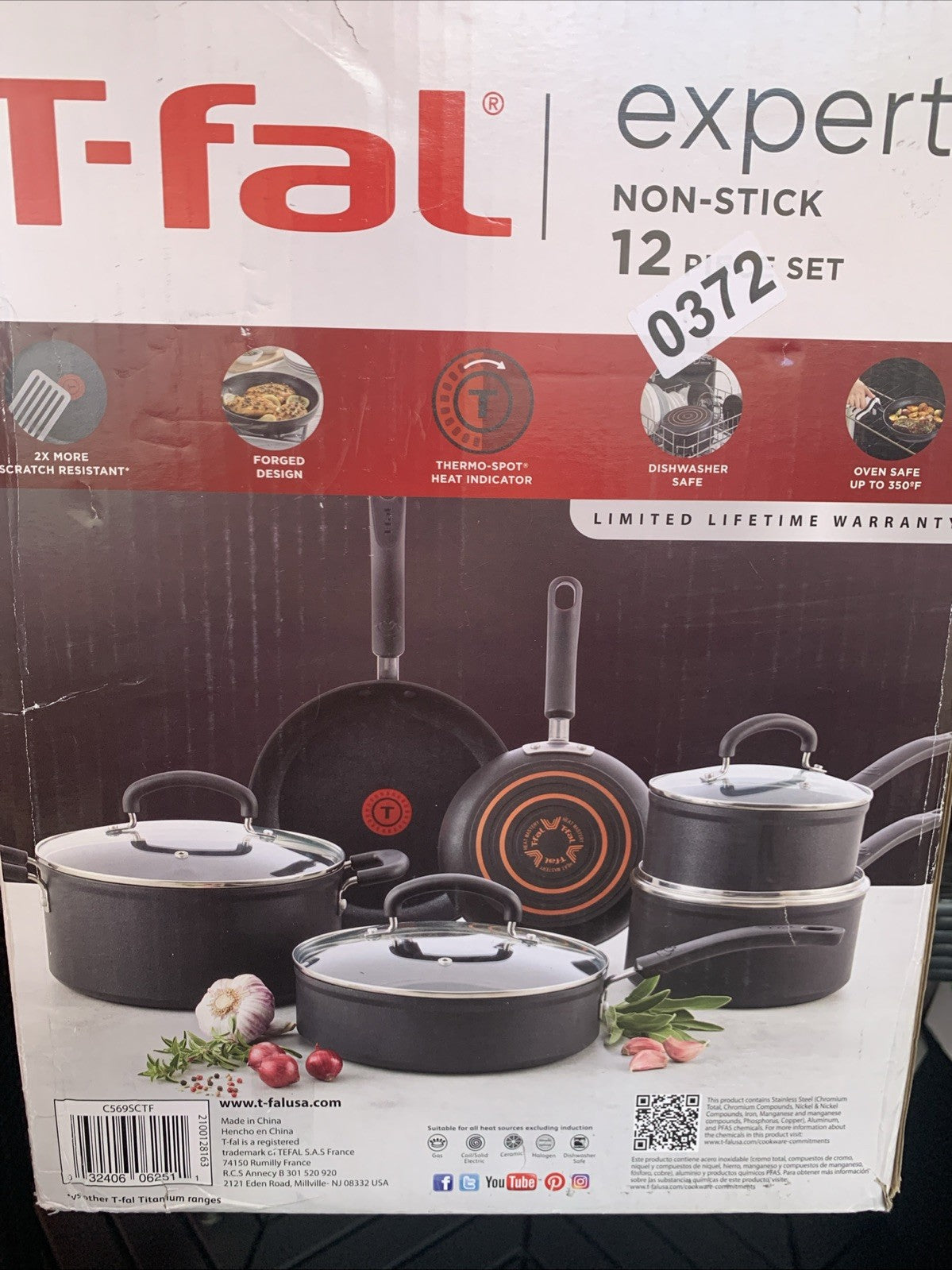 t-fal 12 piece set Non Stick, Expert Collection Induction, Even Heating3