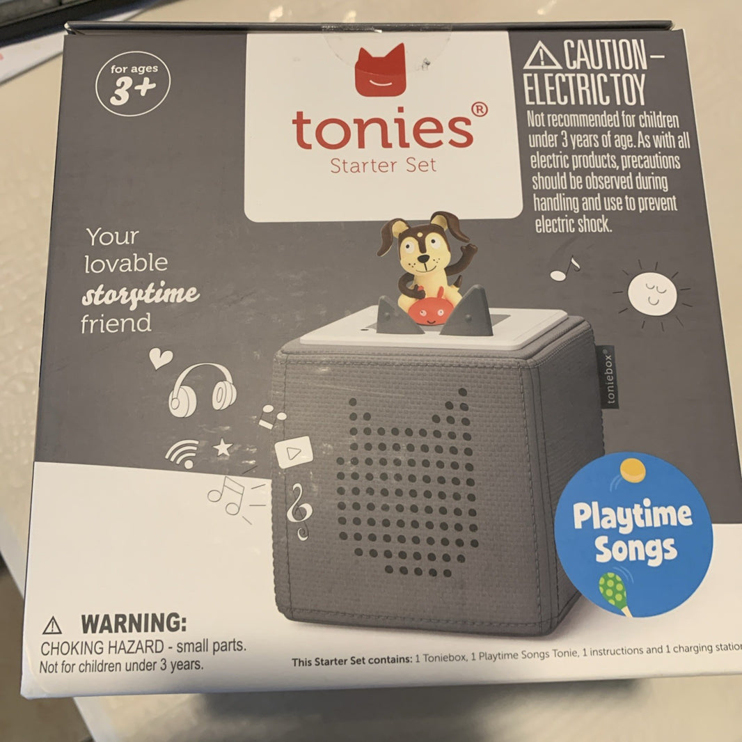 Tonies Toniebox Playtime & Storytime Songs - Puppy (10000764) - Gray New0