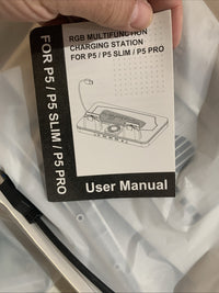 RGB Mutifunction Charging Station w/ Cooling Fan, for PS5 & Slim7