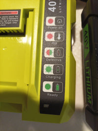 1~4x 6.0/8.0AH Battery/Charger For Ryobi 40V Lithium-Ion OP4026 OP40601 OP4050A1