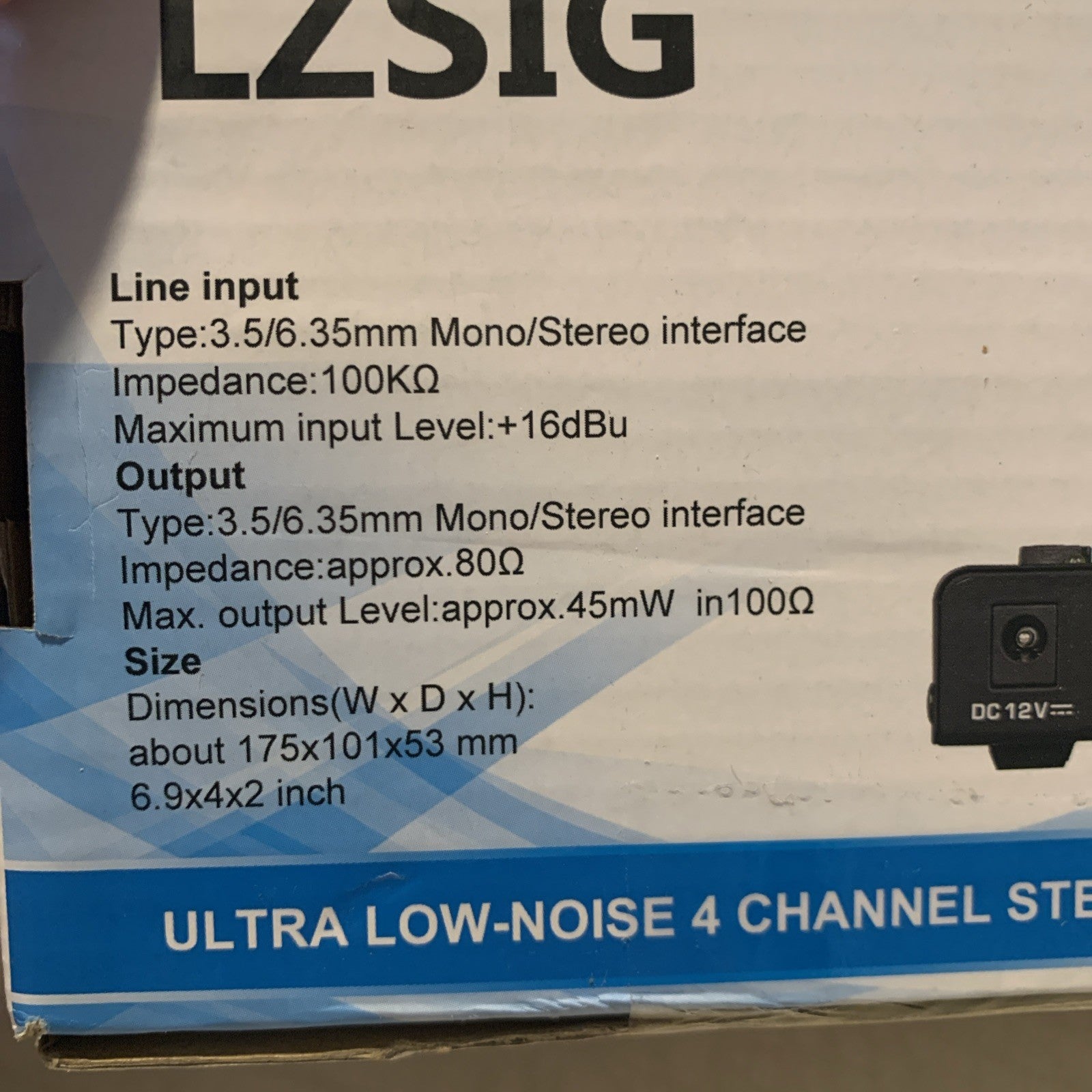 LZSIG Ultra Low Noise 4-Channel Stereo Headphone Amp. *New* [E2 33]6