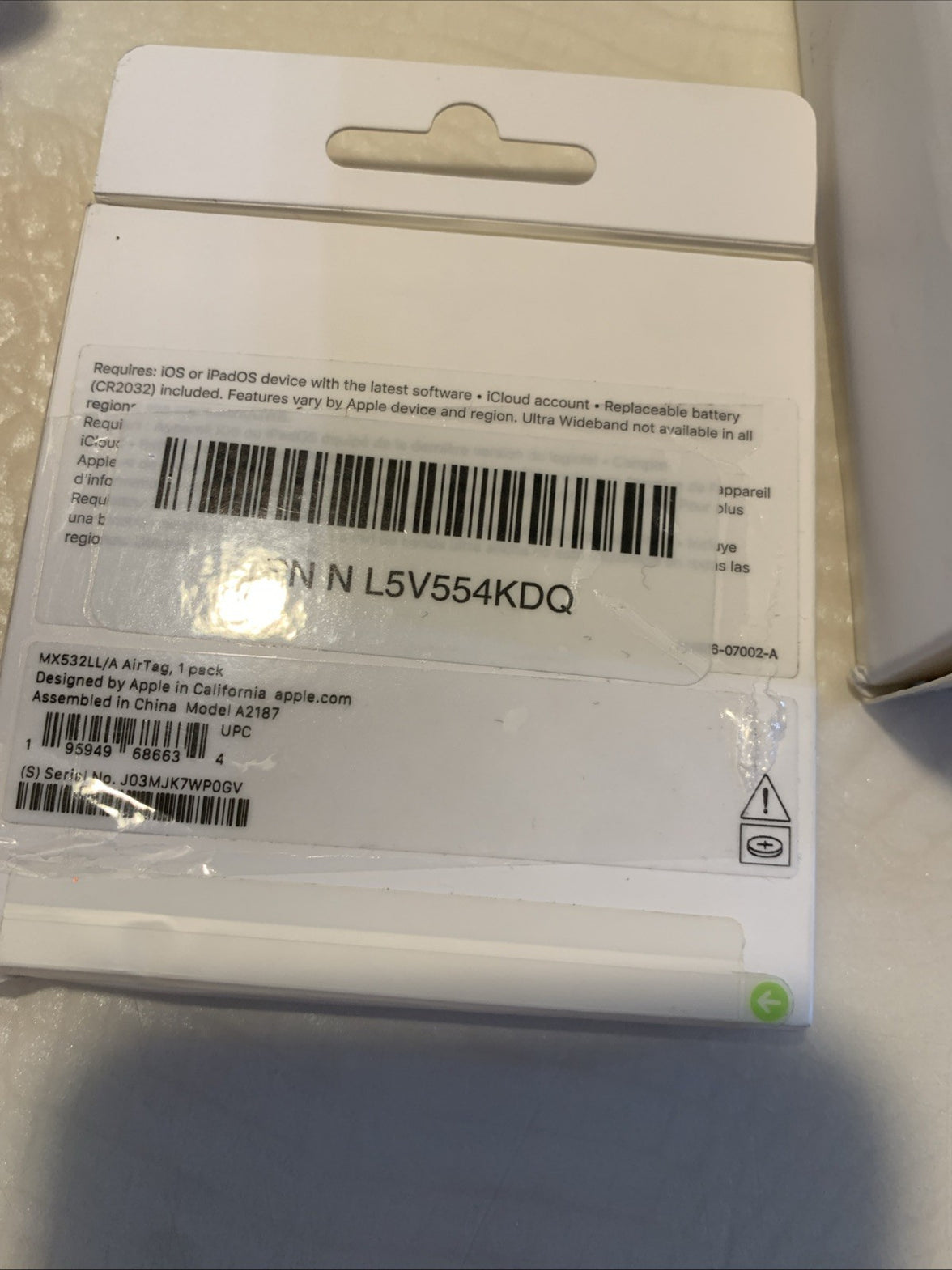 New Apple AirTag Tracker - With Golf Cart Case Blue Tees2
