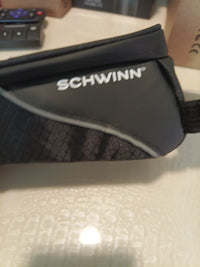 Schwinn Bicycle Bike Travel Bag Top Tube Phone Bag Zip Closure Black Cyclist New2