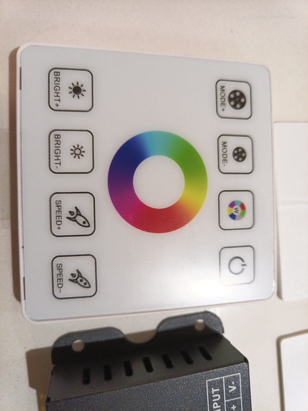 Single color/CCT/RGB/RGBW/RGBWC LED Strip Wireless Remote Touch Panel Controlle1