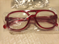 Solid Multi Color Plastic Aviator Eyeglasses Readers +3.0 - 6 Pack0