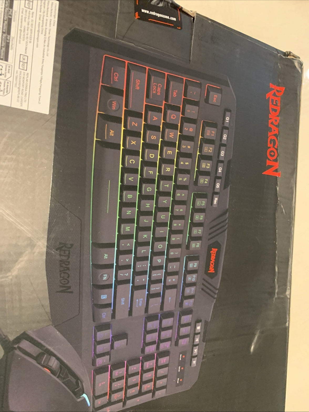Redragon Wired Gaming Essentials Keyboard/Mouse 2 In 1 Set - Black7