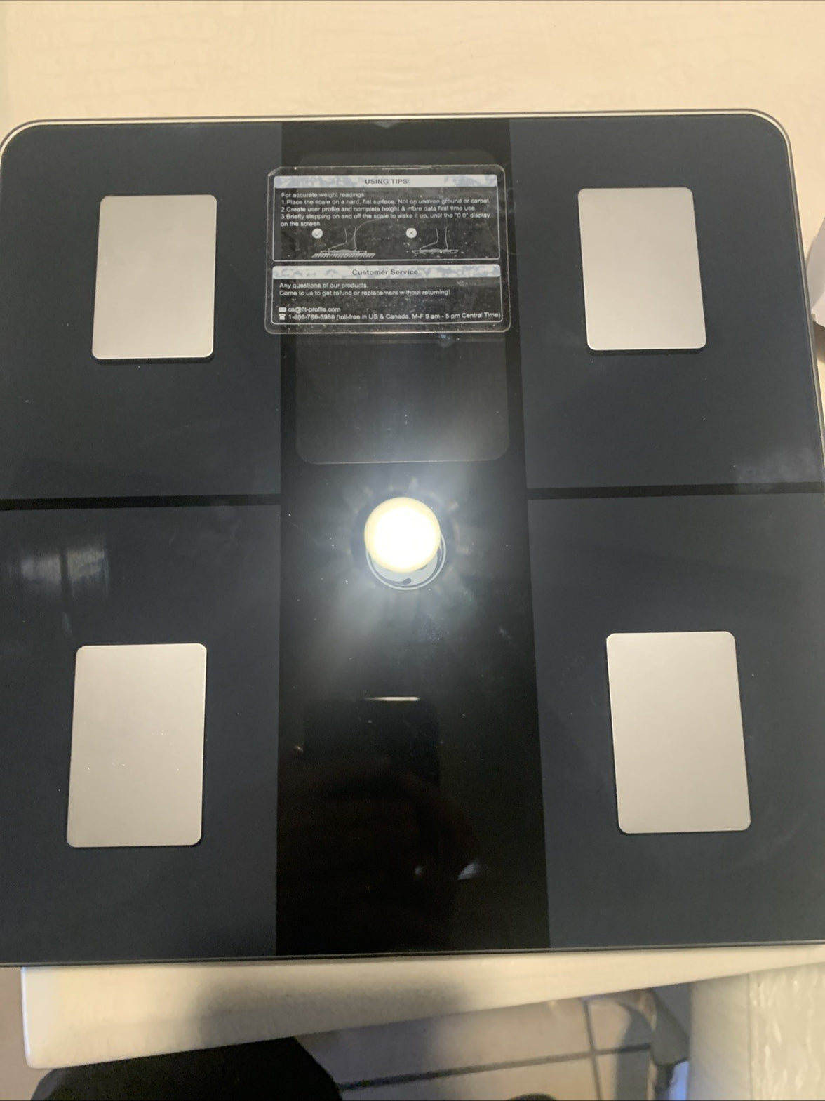 GE Cs20f Smart Body Fat Scale Up To 397 Lbs w/ Quick Start Guide New 11