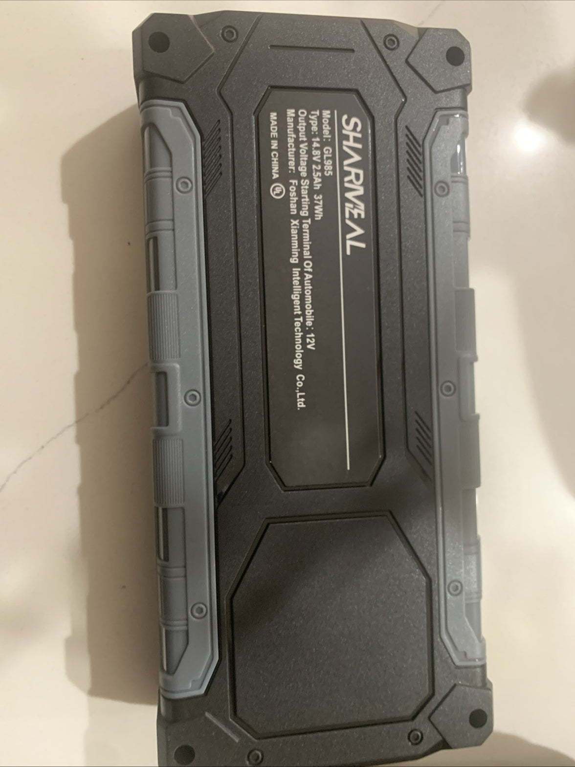 Sharmeal 3000A Car Jump Starter Battery Pack for 9.0L Gas Engines LED LIGHTS1