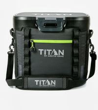 36 Can Capacity Waterproof and Leak Proof Welded Thermocooler Black/Green0