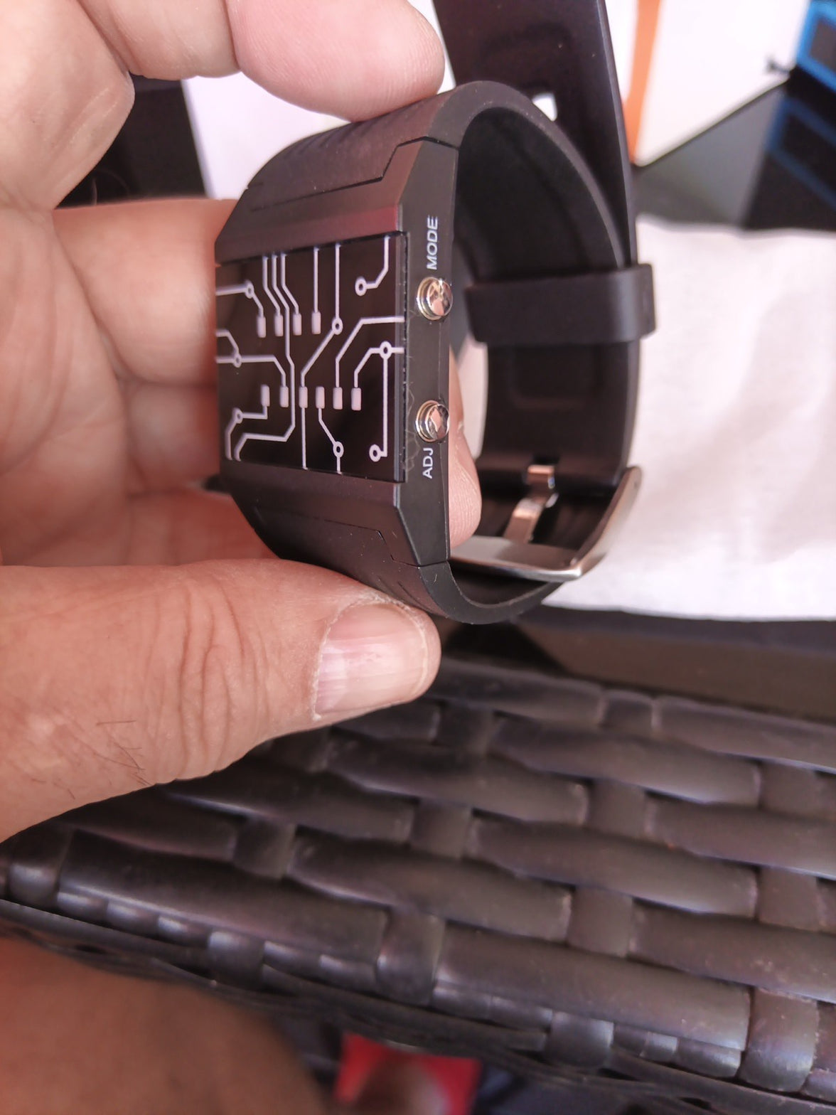 Getdigital Binary Wrist Watch for Professionals with LED Lights Gift for Geeks8