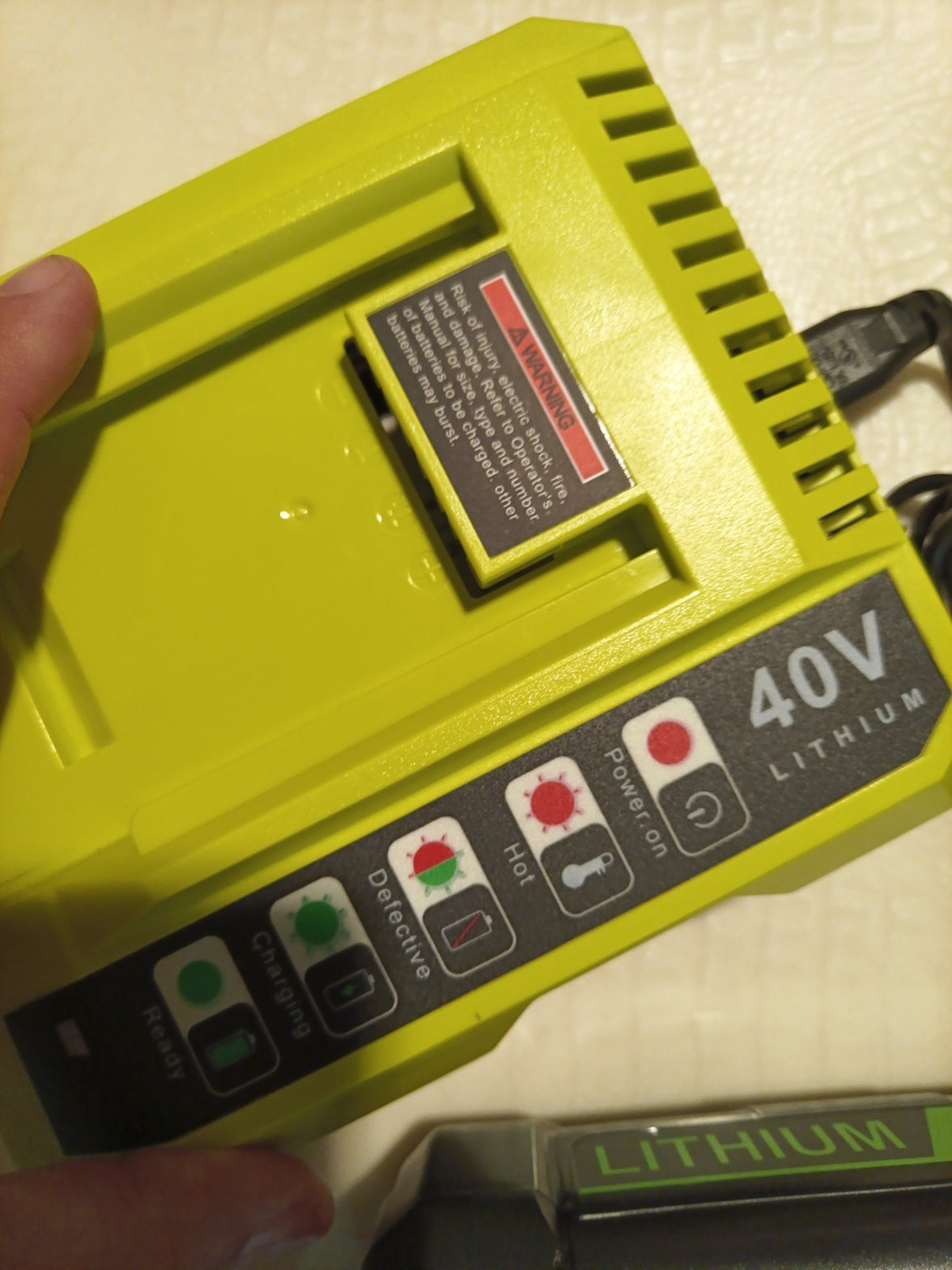 1~4x 6.0/8.0AH Battery/Charger For Ryobi 40V Lithium-Ion OP4026 OP40601 OP4050A5