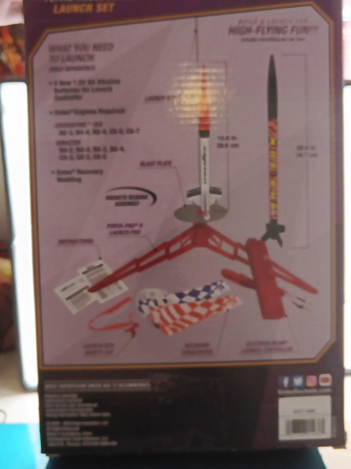 ESTES TANDEM-X FLYING MODEL ROCKET KIT #14697