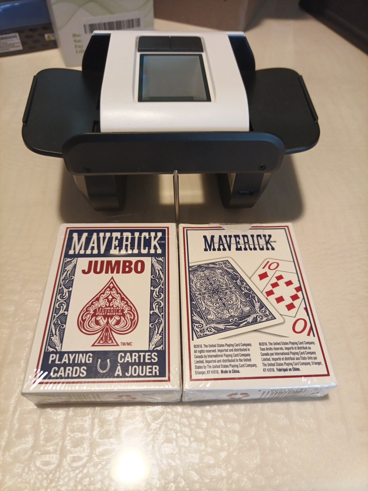 X1 Automatic Card Shuffler Rechargeable Two Modes & 2 Free Decks Of Cards5
