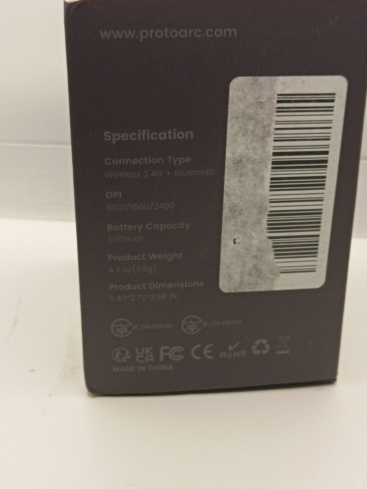 ProtoArc Ergonomic Computer Mouse, EM11 NL Bluetooth Rechargeable Wireless3