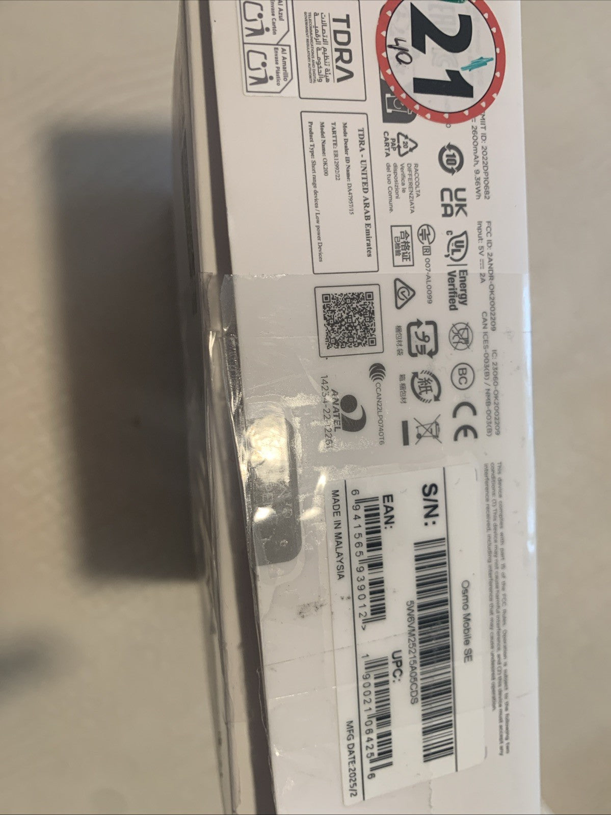 DJI OSMO Mobile SE Intelligent Gimbal 3-Axis Phone Gimbal,5