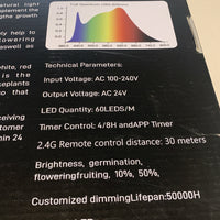 LED Grow Light Strip Full Spectrum Lamp For Indoor Plant Veg Flower Waterproof5