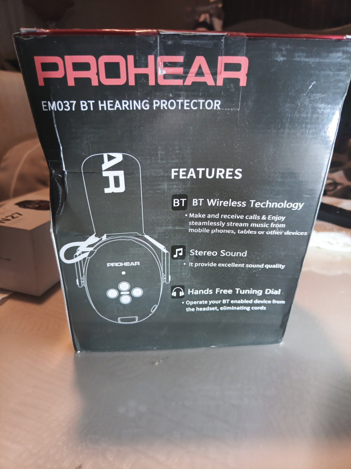 Prohear EM037 BT Hearing Protector Headphones Bluetooth 25NRR Noise Cancelling2