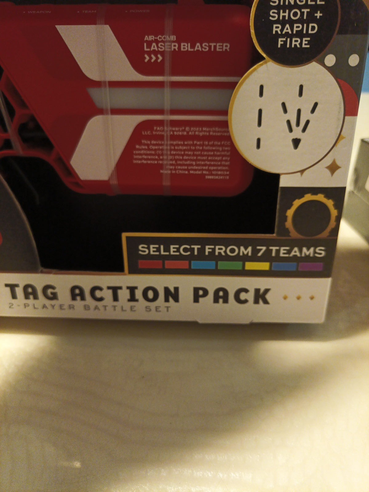 FAO Schwarz Laser Tag Action Pack 2-Player Battle Toy Set  Lights And Sounds New4