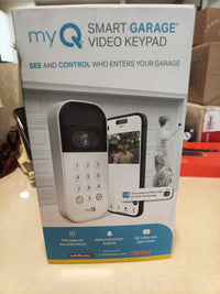 myQ Smart Garage Video Keypad NEW Sealed HD Camera 2-Way Talk LiftMaster Works0