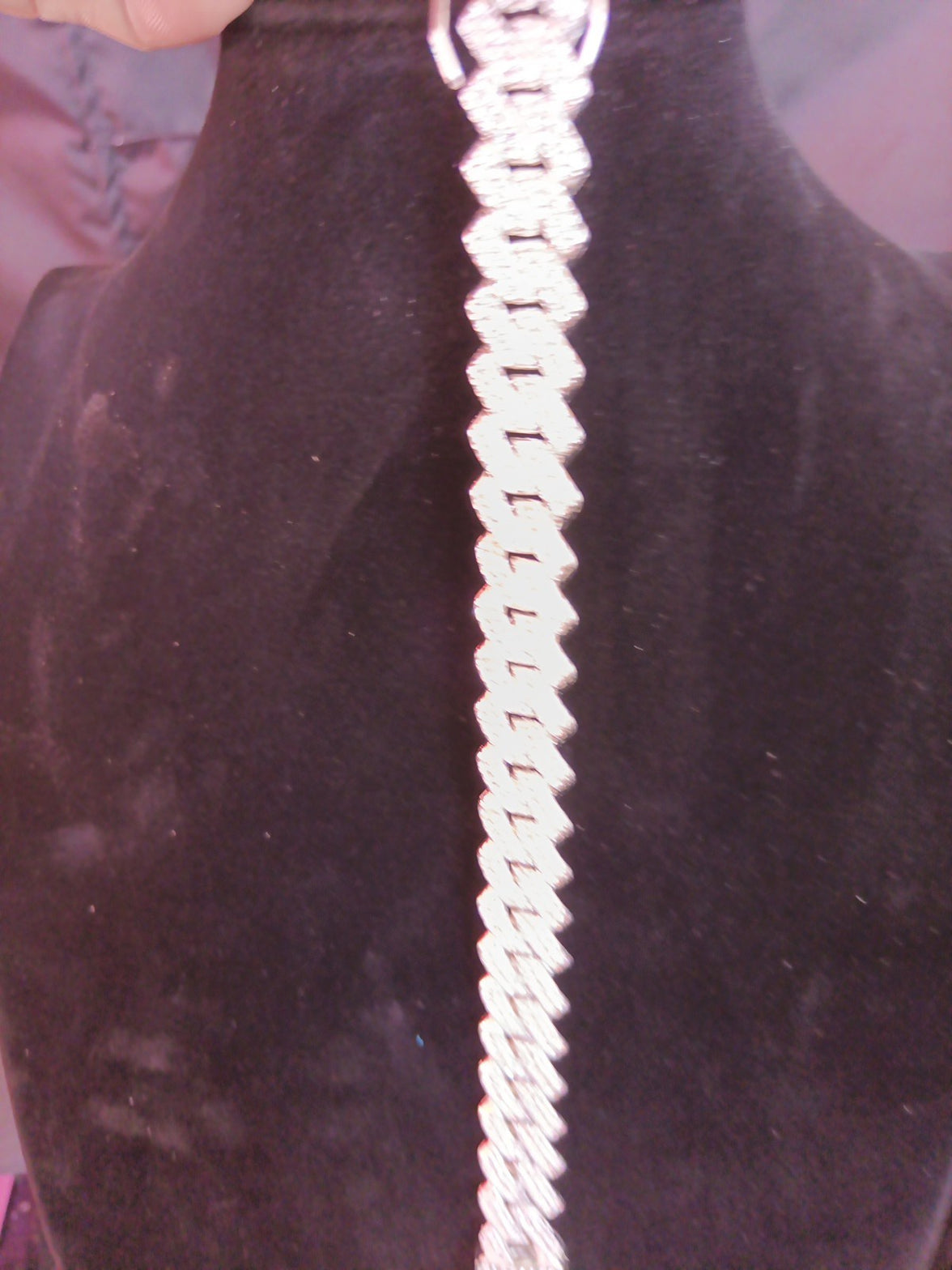 14 MM Miami Cuban Bracelet 7" CZ  AAA Quility Diamond, Silver Color3