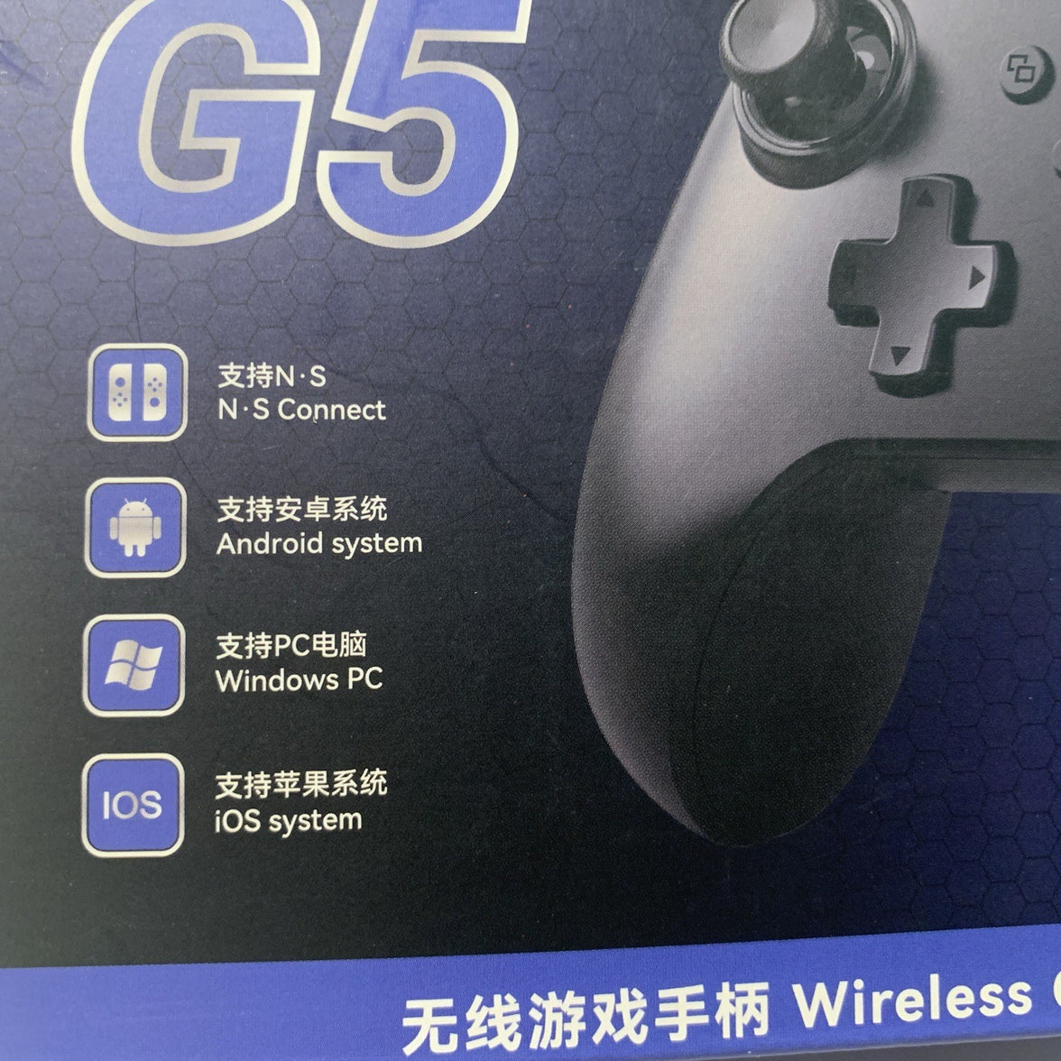 G5 Wireless Mobile Game Controller for N.S. Connect, Android, Windows, IOS Syste1
