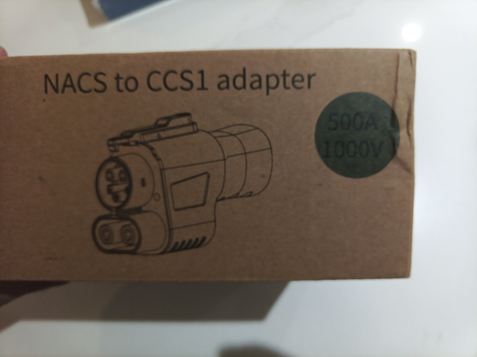 NACS TO CCS1 TESLA SUPERCHARGER ADAPTER 500A 1000V AFS QIORE BRAND NEW BS4