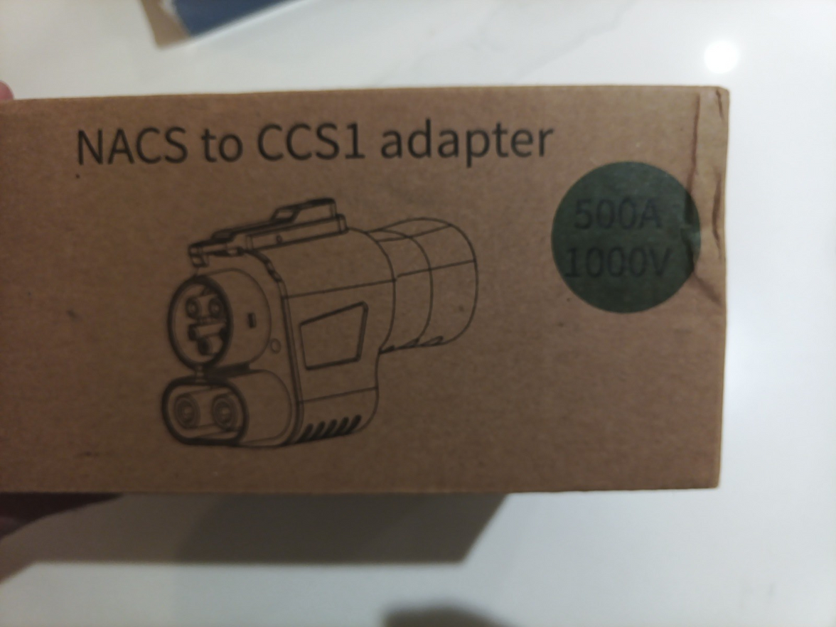 NACS TO CCS1 TESLA SUPERCHARGER ADAPTER 500A 1000V AFS QIORE BRAND NEW BS4