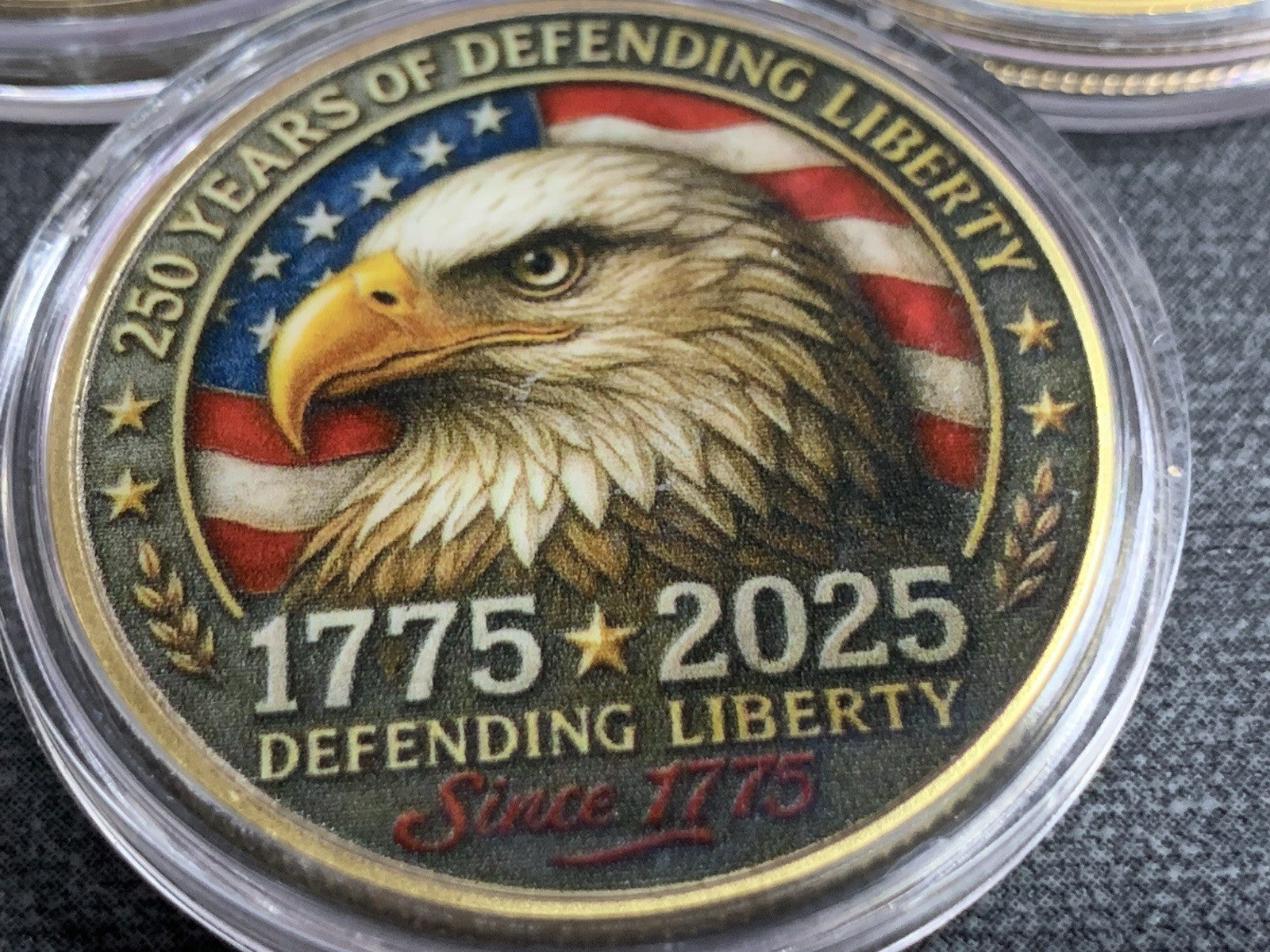 Set Of 7 Different America 250th Anniversary Commemorative Challenge Coin $ave!!8