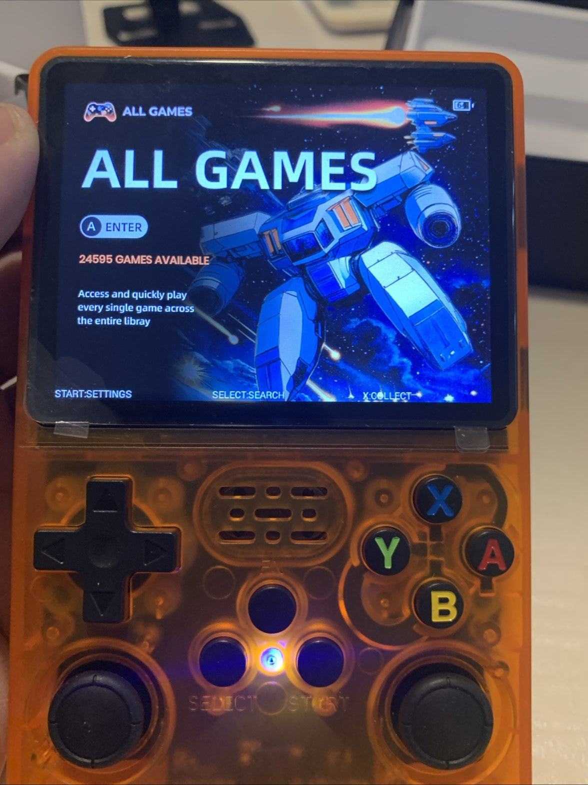 R36S Handheld Game Console 640x480 Quad-Core ARM 1GB RAM Purple 64 Gb TF Card12