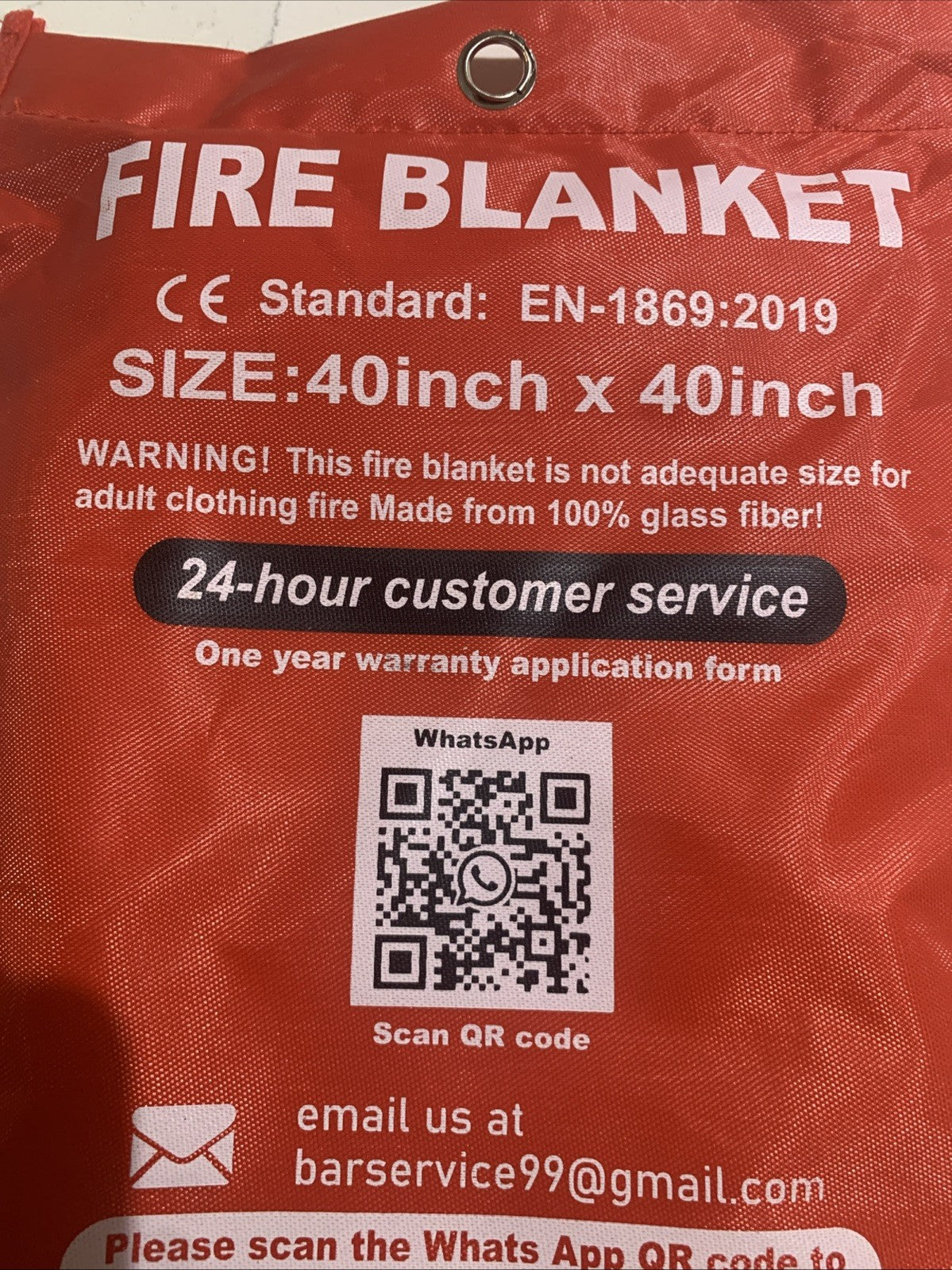 40x40 Fire Blanket - Five Man Brand1