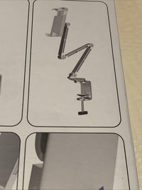 Rotatable Holder Stand Tablet Holder Multi-Angle Design Phone Clip Swivel Gray1