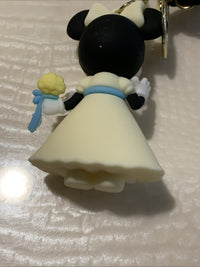 Pair Of Disney Mickey & Minnie Mouse Dale Bowser 3D Pendant Keychains Key Rings5