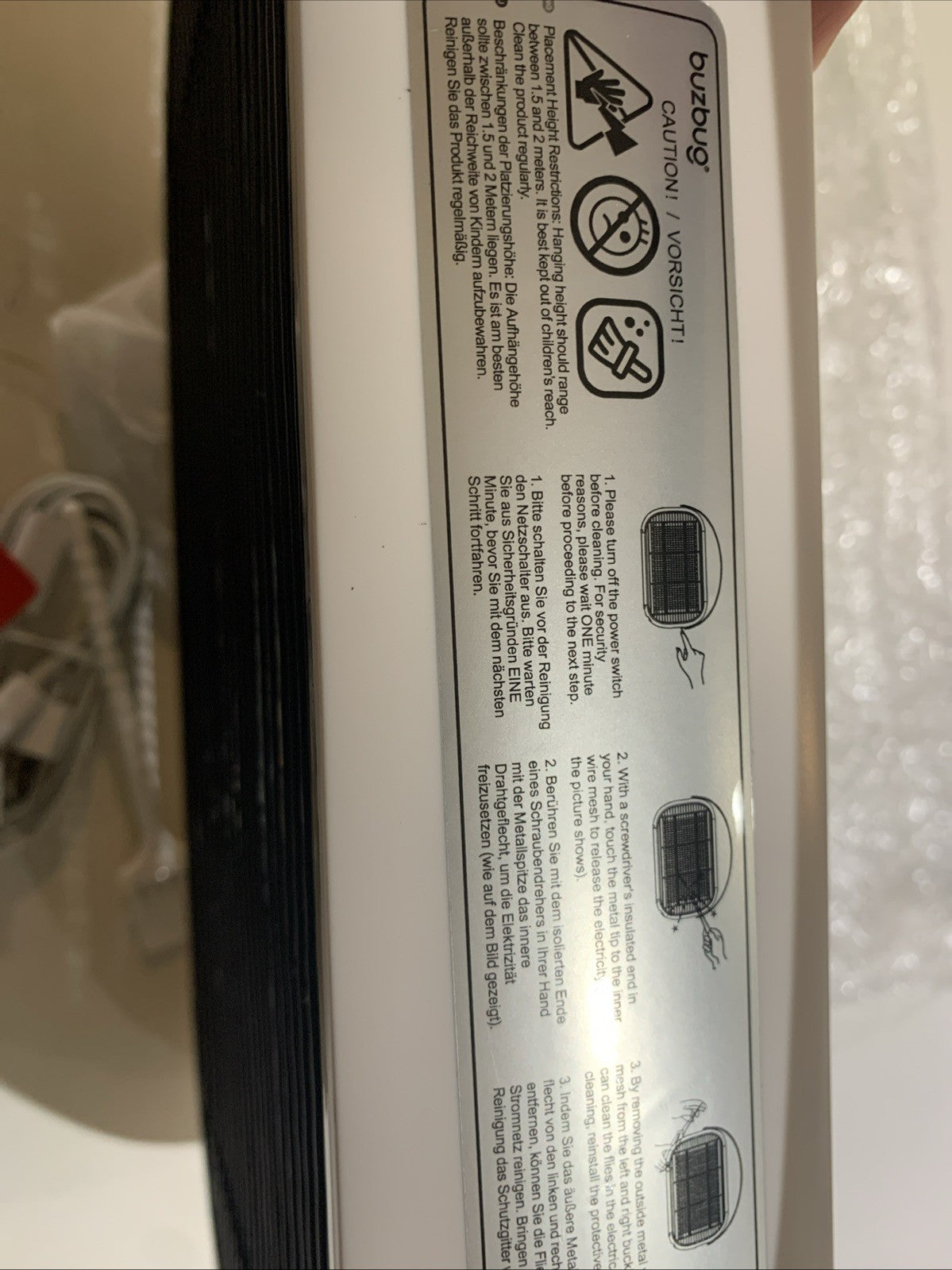 Buzbuo Ma-015b Bug Zapper 5W8