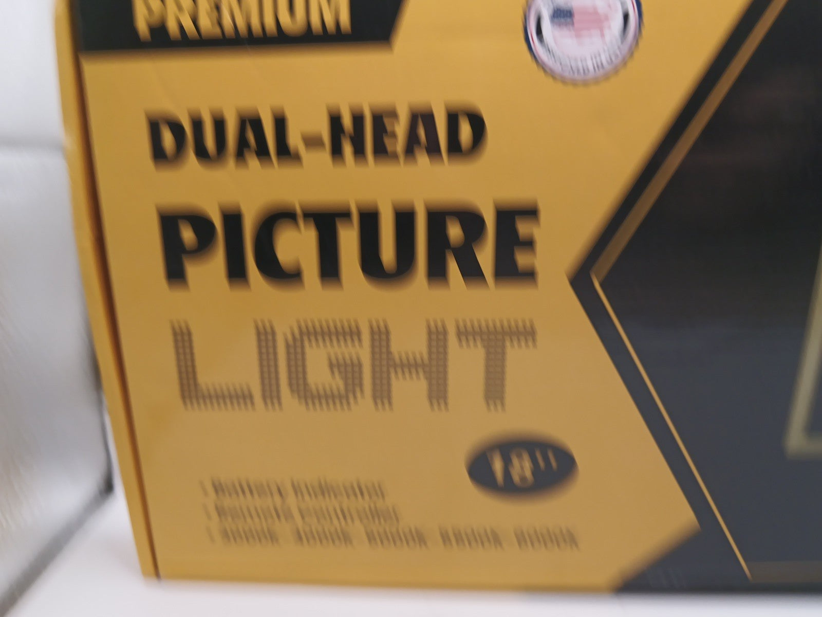 Dual-head Picture Light- 18 Inch  remote Control- Black In Color4