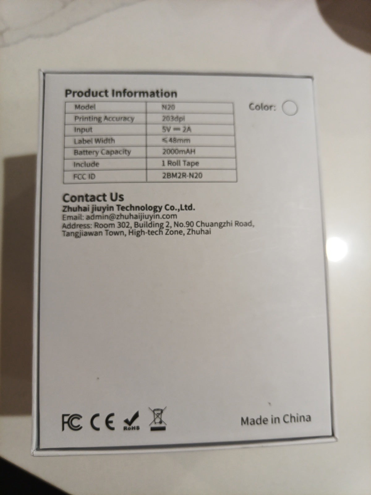 Label Maker Machine with Tape, Bluetooth Label Makers, Portable Thermal Label2