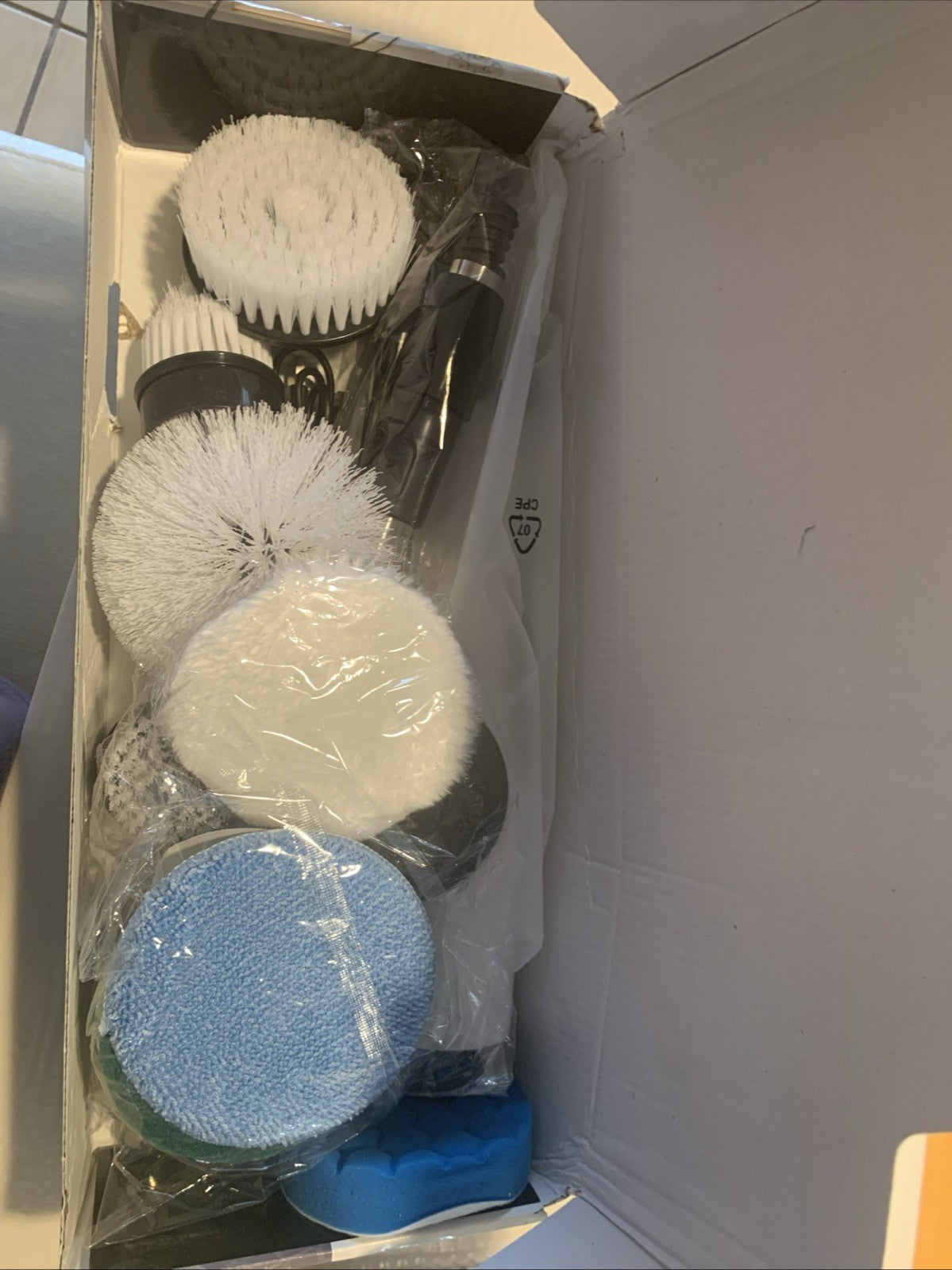 9 In 1 Electric Cleaning Spin Scrubber JY-701230W Brush W/ LCD Digital Display3