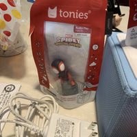 Tonies Toniebox Audio Box Player Light Blue No Box With 4 Tonies Figures See Pic3