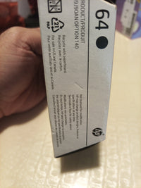 HP 64 Black Original Ink Cartridge Genuine BB 02/20274