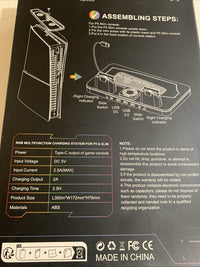 RGB Mutifunction Charging Station w/ Cooling Fan, for PS5 & Slim5