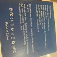 Portable Bubble Machine White Open Box6