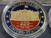 Set Of 7 Different America 250th Anniversary Commemorative Challenge Coin $ave!!7