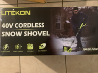 Litekon 40V Brushless Cordless Snow Shovel 13" 2x4Ah Green0