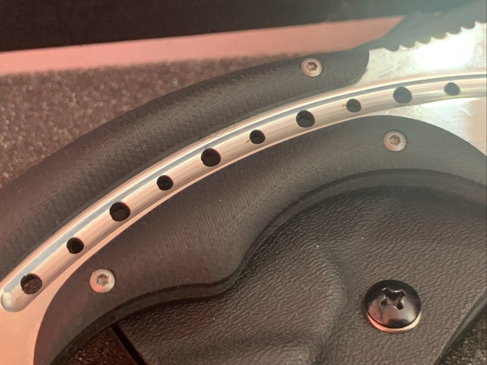 Karambit Claw Fixed Blade Knife FULL TANG Survival Hunting with Kydex Sheath5