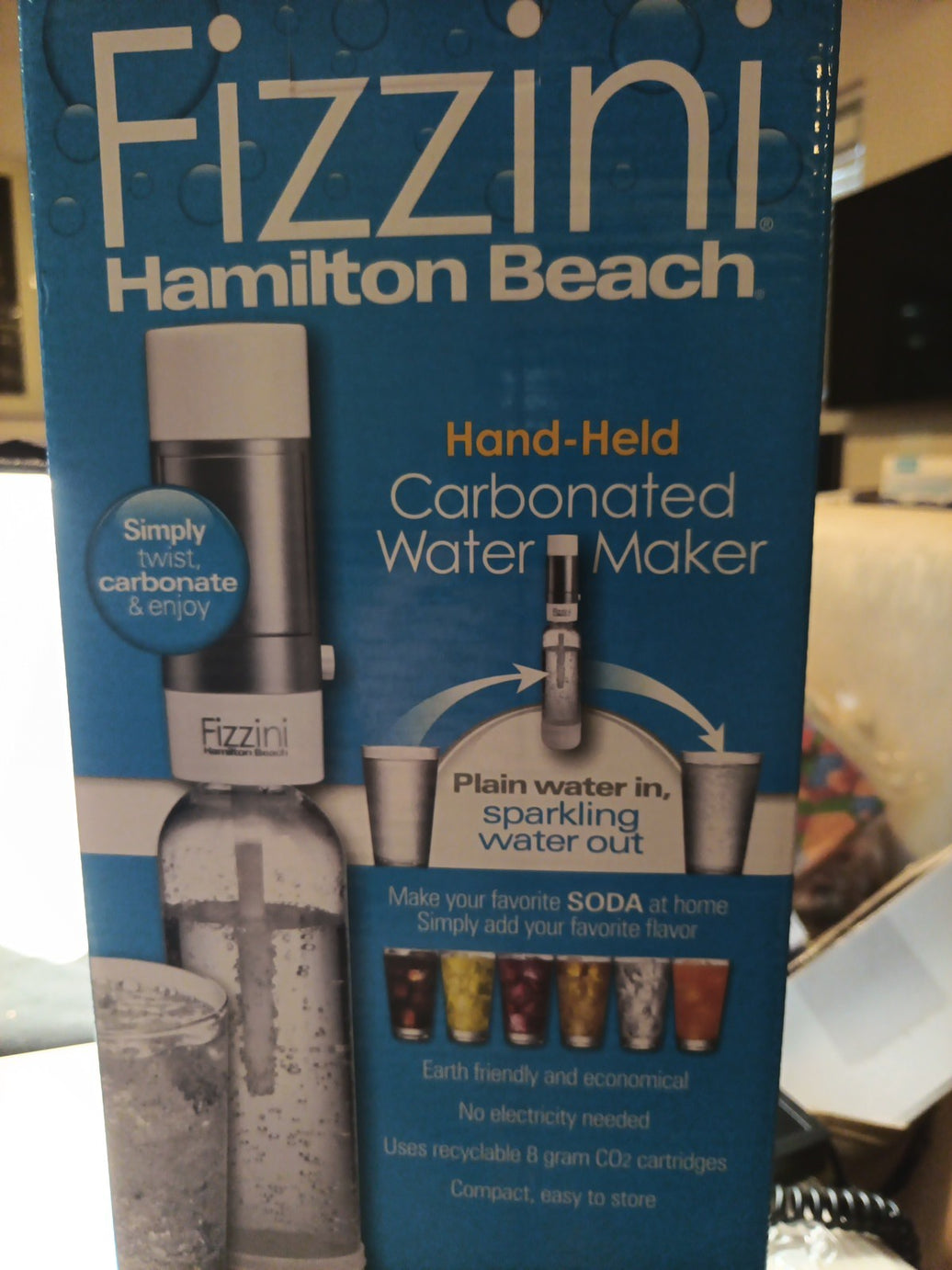 Hamilton Beach Soda Station 85105 Hand Held Carbonated Soda Maker New 0