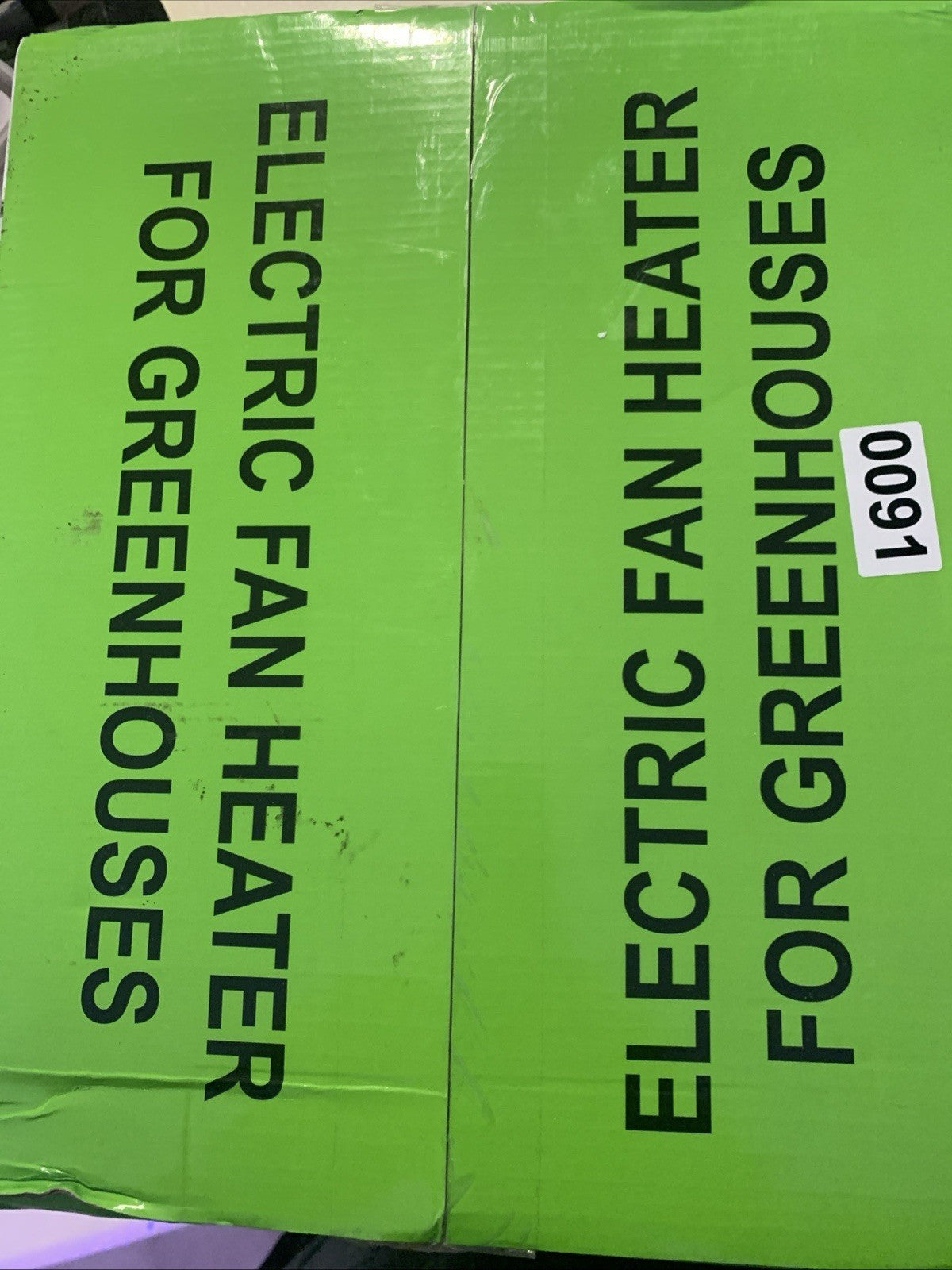 Greenhouse Portable Space Heater - with Digital Thermostat, 1500W PTC3