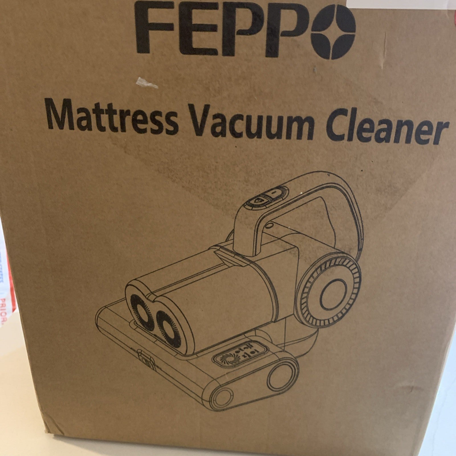 FEPPO Mattress Vacuum Cleaner, 16Kpa Bed Vacuum Cleaner with 253.7nm UV-C Lig0